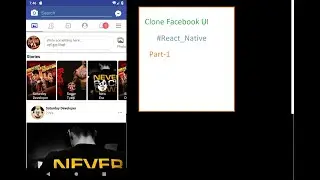 Clone Facebook UI 
