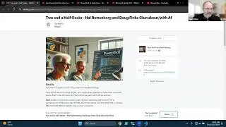 Two and a Half Geeks   Hal Rottenberg and Doug Finke Chat aboutwith AI
