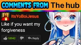 I read COMMENTS FROM THE HUB...