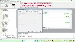 Download programme to Allen-Bradley 1769-L32E CompactLogix and Memory card 1784-CF64