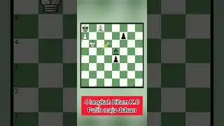 4 steps off. catur 4 langkah mati //problem catur #chess problem