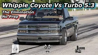 Turbo Z71 vs 4x4 Whipple F150 - Clifford Clashes With Two Coyotes at The Elimination NO PREP