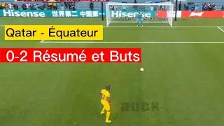 Qatar - Équateur 0-2 Résumé et Buts ;  Le coup de gueule de Diane Leyre !