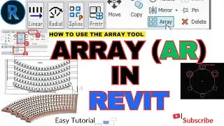 How to Use the ARRAY in Revit Architecture 