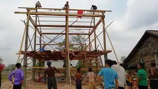 ពិធី លើកមេដំបូល ផ្ទះថ្មី