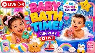 Rainbow Candy Bath 🛁🍭 LIVE Relaxing ASMR & Satisfying Sounds ✨ 