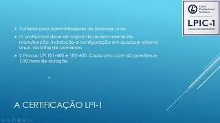 Curso Preparatório para Certificação Linux LPIC-1 | Atualizado 5.0