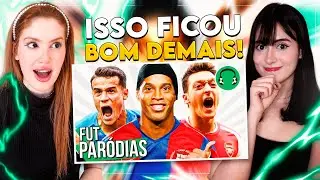 REACT | FUTPARÓDIAS: OS PASSES MAIS LENDÁRIOS DO FUTEBOL | CR Reacts