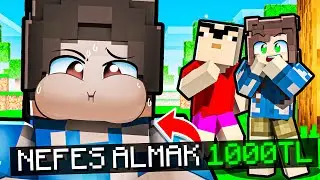 MİNECRAFT AMA YAPTIĞIMIZ HER ŞEY PARALI! 💸 *nefes almak bile*