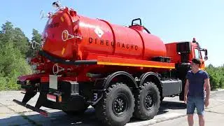 Вакуумный агрегат АКН-10ОД КАМАЗ-43118 - видео-обзор от НПО 