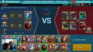 Mid / Late Game Account Takeover - Hydra Rotation 5 Discussion