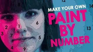 PAINT BY NUMBER... but make it my OWN art!