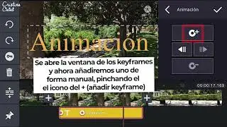 Kinemaster  Animación de las capas  Keyframes o fotogramas clave