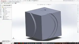 Solidworks: Taglio con Sweep (025)