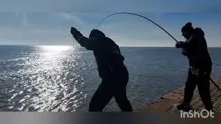 Що клює? Рибалка. Франція. Океан.