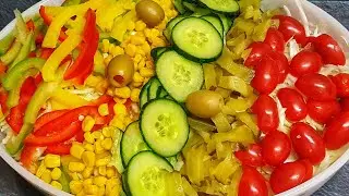 Salat der Bauchfett verbrennt /Salat  Rezepte.
