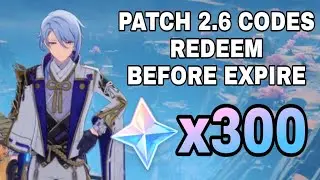 Patch 2.6 Livestream Global Codes! Redeem Now! | Genshin Impact