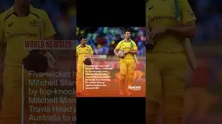 Mitchell Starc, Mitchell Marsh, Travis Head Shine As Australia Beat India By 10 Wickets#shorts