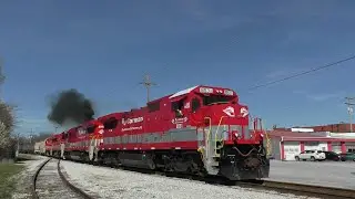 Smokin' Dash-8 Action on the Nashville and Eastern Railroad