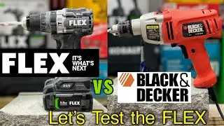 FLEX Tools vs Stanley Black & Decker Hammer Drill (Just for FUN)