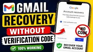 How to recover gmail account | Gmail recovery without verification code | 2 step verification gmail