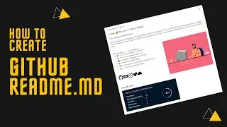 HOW TO CREATE GITHUB README (PROFILE)