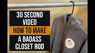 30 Second How To Video: Closet Rod