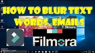 How to Blur, Hide Personal Information Password, Emails, Text : WonderShare Filmora