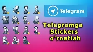 Telegramga Stickers o'rnatish / Как создать стикеры для Telegram