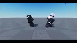 gojo and geto walk animation