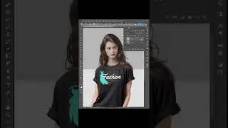 T Shirt Mockup / Add Design to T Shirt in Photoshop