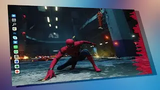 Make your desktop look professional with spiderman theme