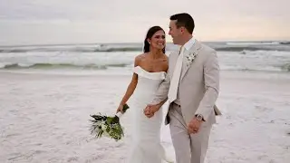 Grayton Beach Ceremony + Monet Monet Gardens Reception Wedding Feature Film // Alexis + Fletcher
