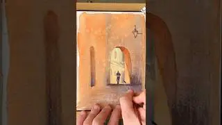 Atmospheric watercolor / which one you like more for he last one or the one before?