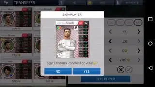 Signing Ronaldo in Dream League Soccer 16