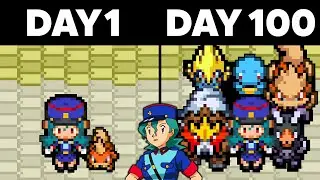 I Survived 100 Days As Officer Jenny in This Pokemon Rom Hack
