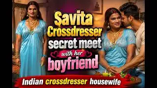 Savita crossdresser secret meet with boyfriend | Indian crossdresser 