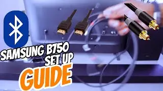 SAMSUNG B750D Soundbar Connect To an Optical Output, HDMI cable| and Bluetooth on Your TV