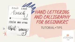 Calligraphy for beginners -Artline calligraphy pens|| By Saumya ~ a.thousand.shades