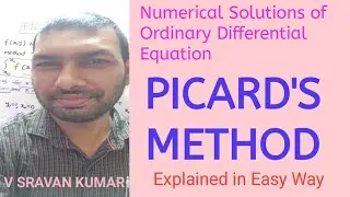 PICARDS METHOD IN TELUGU RELATED TO NUMERICAL SOLUTIONS OF ODE 