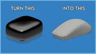 How to easily create mouse shapes in Fusion 360