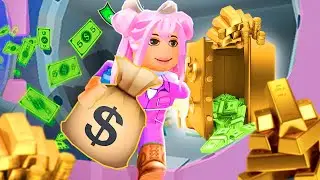 ЭЛИС ГРАБИТ БАНК В РОБЛОКС ! ПУШИСТЫЙ ГЕЙМЕР ОГРАБИЛ БАНК В ROBLOX