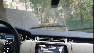 Range Rover 2019 м.г. режим двойного омывания лобового стекла