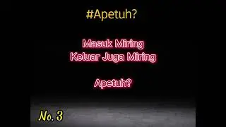 Yg bener jawabnya akan di Follow,Yg kurang tepat jawabnya, wajib follow ya😀#Apetuh?#Tekatekiaje#No.3