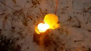 Удачный тест алюминиевого пороха 0,5 грамма. Состав АП1