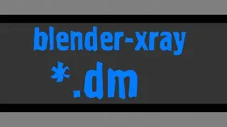blender-xray: редактирование dm файлов