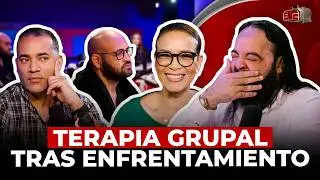 TERAPIA GRUPAL ENTRE CASALS, BRITO Y ALBELO TRAS ENFRENTAMIENTO AL AIRE