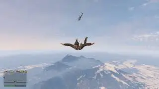 GTA 5|Эксперимент|Что будет если прыгнуть с вертолета в океан?