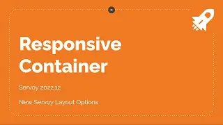 Servoy's Responsive Container
