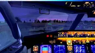 FSX Default Boeing 737-800 Cockpit Update Test Video